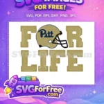 Free Pitt Helmet Free Football Gold For Life Free SVG - Instant Download