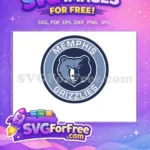 Free Grizzly Bear Logo Free Memphis Team Sport Free SVG - Instant Download