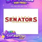 Free Ottawa Senators Free Red Logo Sport Free SVG - Instant Download