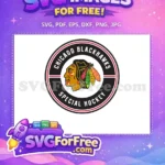Free Blackhawks Profile Free Sport Logos Special Hockey Free SVG - Instant Download