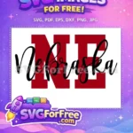 Free Nebraska Huskers Free College Team Sport Free SVG - Instant Download
