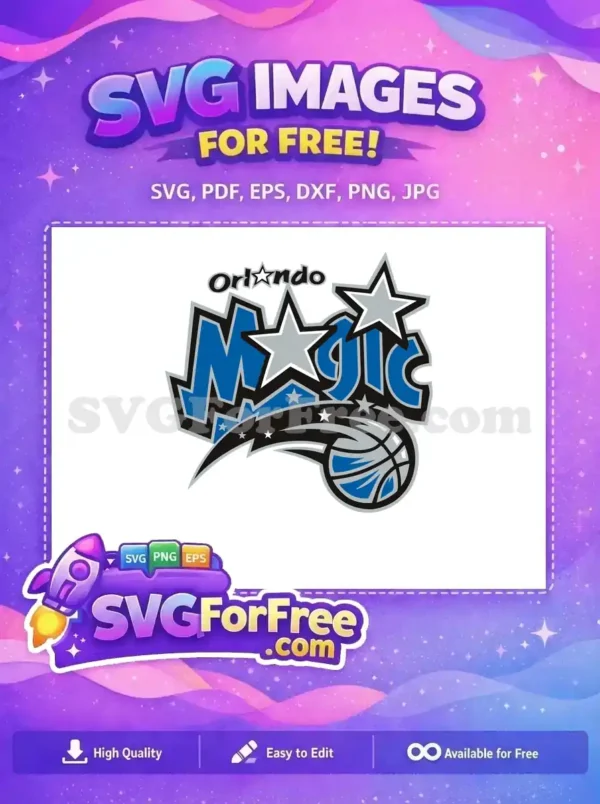 Free Blue Magic Stars Free Orlando Logo Sport Free SVG