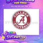 Free Crimson Tide Logo Free Sport Logos Alabama Free SVG - Instant Download