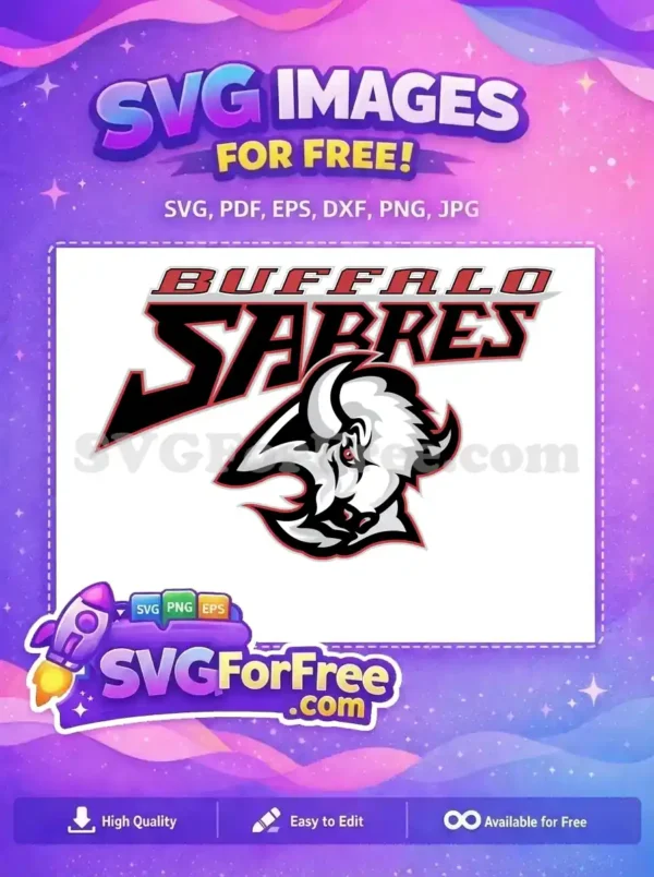 Free Buffalo Sabres Logo Free Red Eye Sport Free SVG