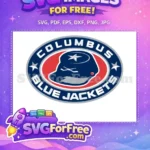 Free Columbus Blue Jackets Helmet Free Sport Logos Free SVG - Instant Download