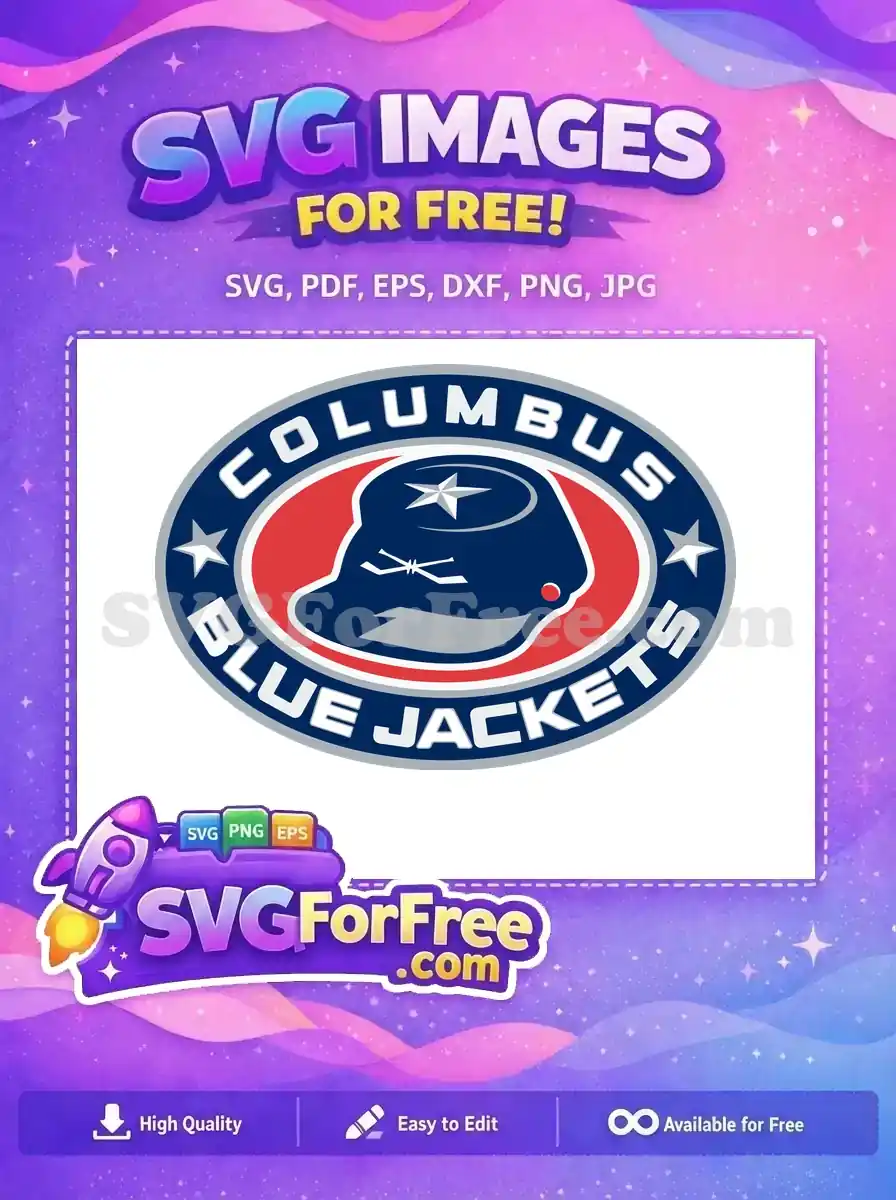 Free Columbus Blue Jackets Helmet Free Sport Logos Free SVG