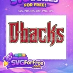Free Dbacks Baseball Free Sport Logos Arizona Free SVG - Instant Download