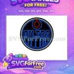 Free Blue Lines Free Red Drop Oilers Free SVG - Instant Download