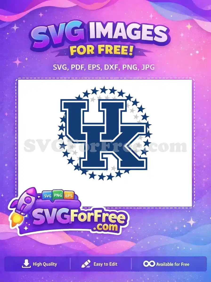 Free Blue UK Logo Free Star Border Sport Free SVG