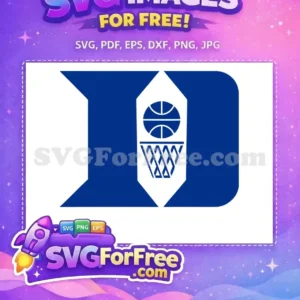 Free Blue Duke Logo Free Basketball Net Sport Free SVG