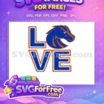 Free Blue Orange Love Free Horse Head Sport Free SVG - Instant Download