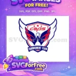 Free Capitals Eagle Free Wings Tournament Team Free SVG - Instant Download