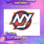 Free Navy Orange Free Hockey Sticks Sport Logos Free SVG - Instant Download