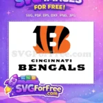 Free Cincinnati Bengals Logo Free Orange Stripes Sport Free SVG - Instant Download