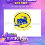 Free Blue Warrior Free Lightning Bold Golden State Free SVG - Instant Download