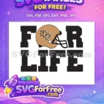 Free UCF Knights Helmet Free For Life Sport Free SVG - Instant Download