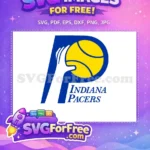Free White Hand Free Yellow Ball Indiana Pacers Free SVG - Instant Download