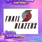 Free Red Grey Lines Free Portland Trail Blazers Free SVG - Instant Download