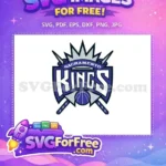 Free Sacramento Kings Crown Free Basketball Sport Logos Free SVG - Instant Download