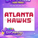 Free Atlanta Free Hawks Sport Logos Free SVG - Instant Download