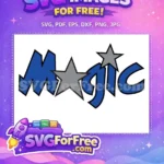 Free Blue Magic Stars Free Orlando Sports Free SVG - Instant Download