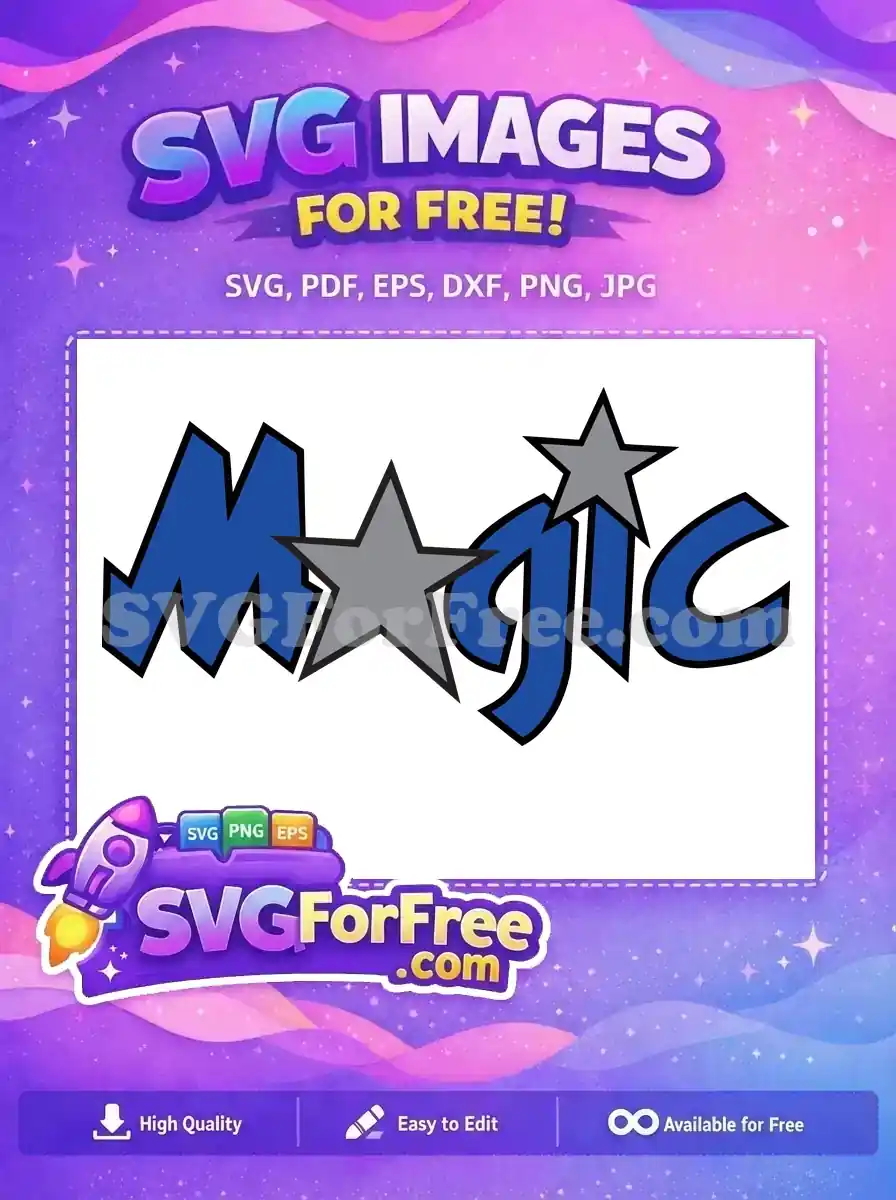 Free Blue Magic Stars Free Orlando Sports Free SVG