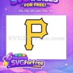 Free Yellow Pittsburgh Free Pirates Bold Sport Free SVG - Instant Download