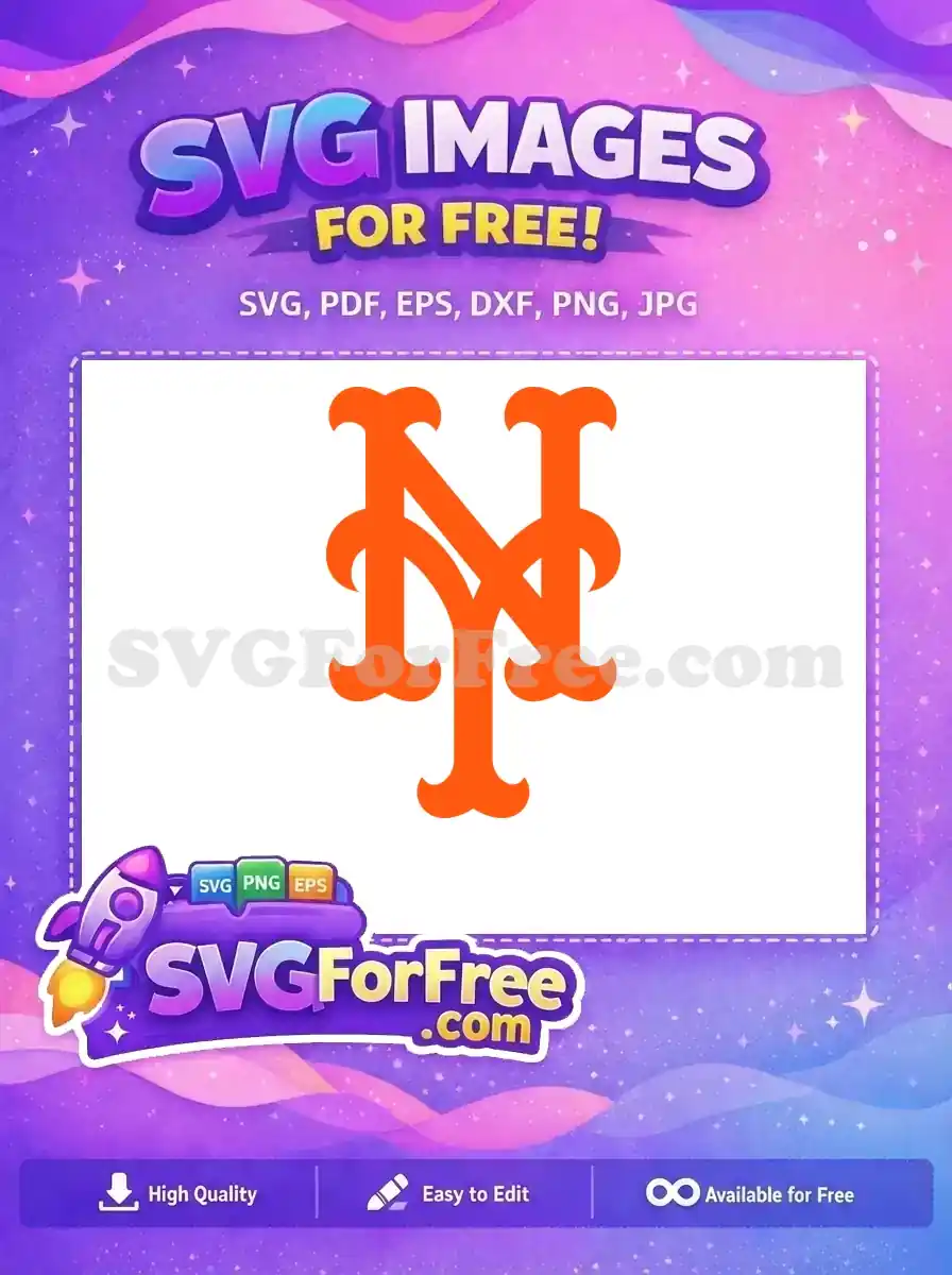 Free Orange Sport Logos Free Baseball New York Free SVG