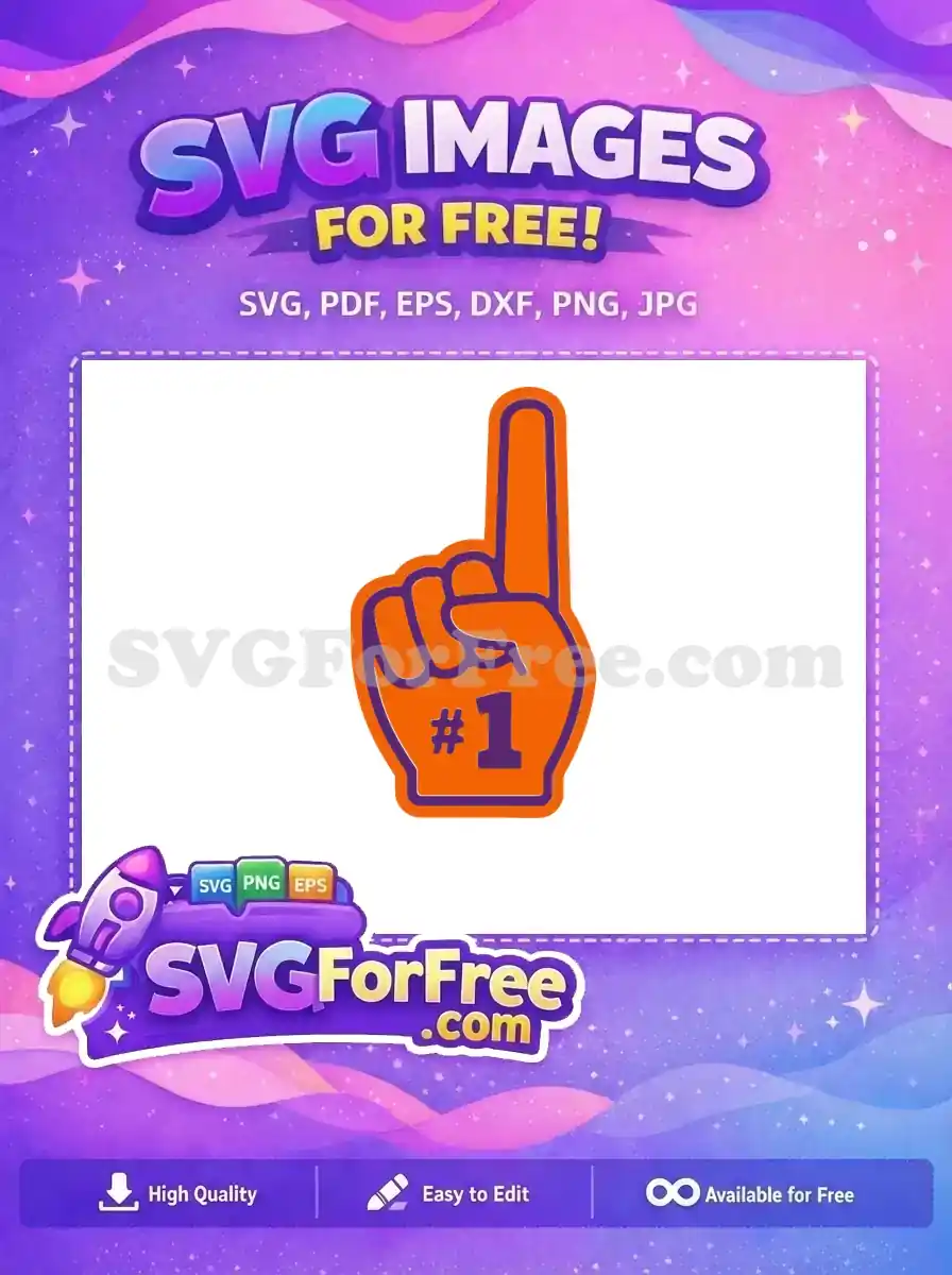 Free Orange Number One Free Sport Logos Free SVG