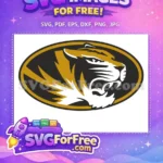 Free Fierce Tiger Free Missouri Tigers Sport Free SVG - Instant Download
