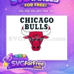 Free Chicago Bulls Logo Free Red Mascot Sport Free SVG - Instant Download