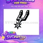 Free Spurs Logo Free San Antonio Basketball Free SVG - Instant Download