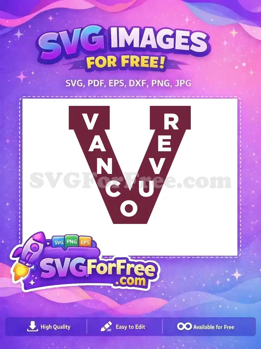 Free Vancouver Canucks Logo Free Maroon and White Sport Free SVG