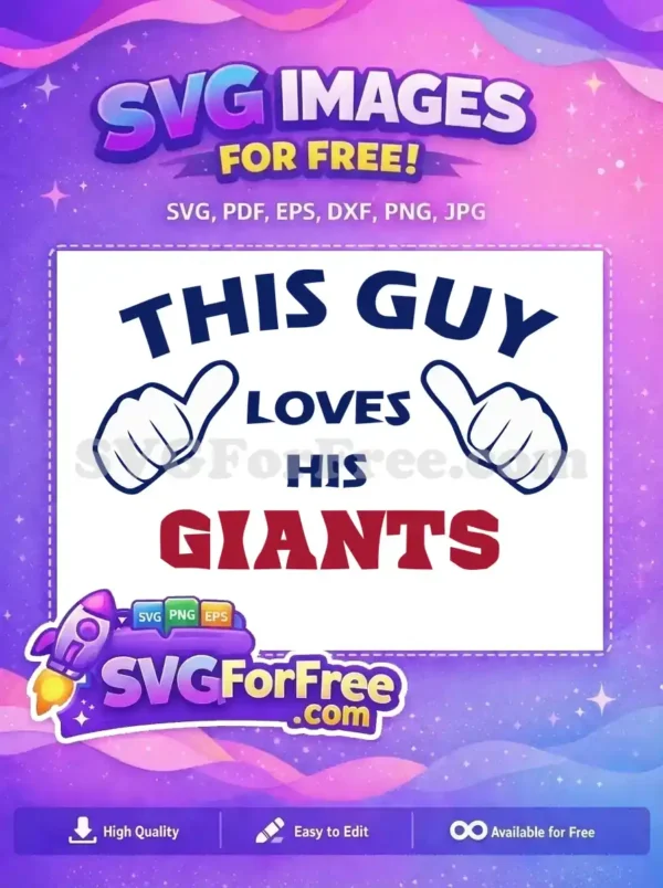 Free Thumbs Up Free Loves Giants Sport Free SVG