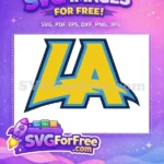 Free Yellow LA Chargers Free Sport Logos Free SVG - Instant Download
