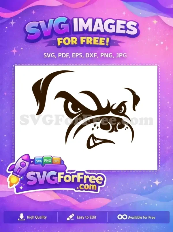 Free Angry Eyes Free Brown Bulldog Sport Logos Free SVG Free Angry Eyes Free Brown Bulldog Sport Logos Free SVG