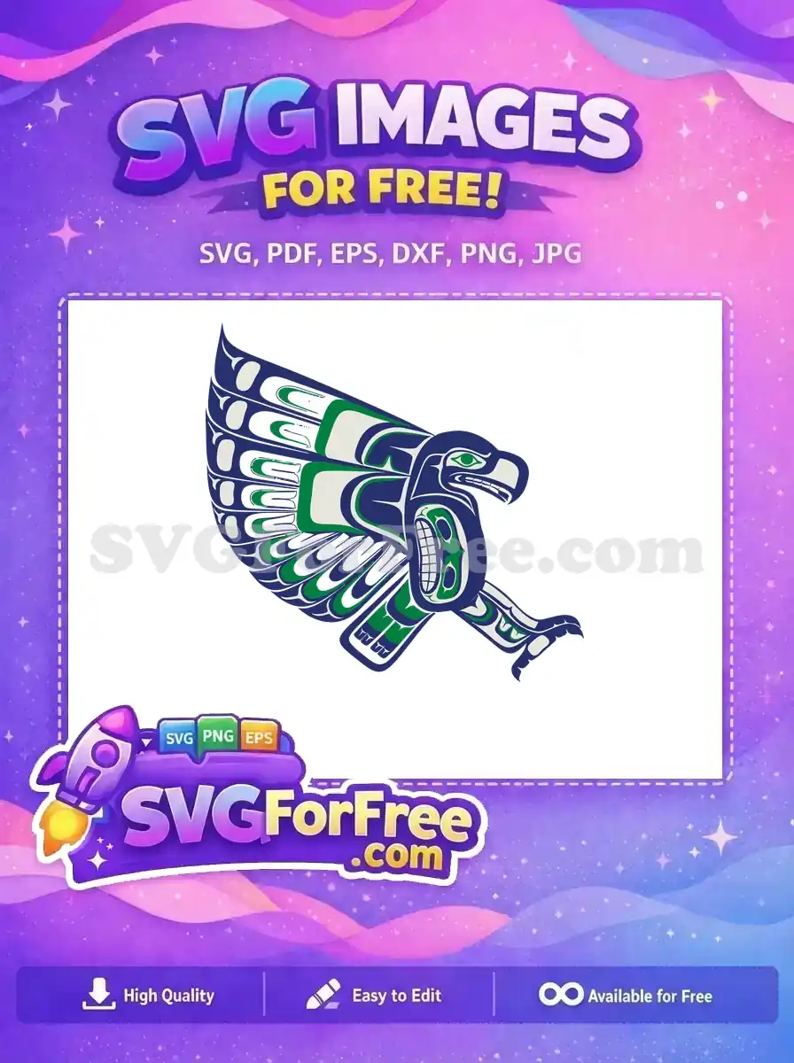 Free Detailed Wing Free Seattle Seahawks Sport Logos Free SVG