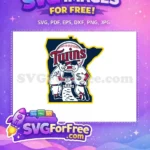 Free Smiling Players Free Handshake Minnesota Twins Free SVG - Instant Download