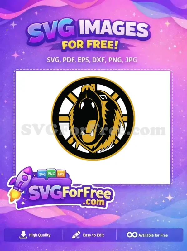 Free Roaring Bear Free Hockey Team Sport Logos Free SVG