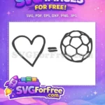 Free Love Free Football Sport Free SVG - Instant Download