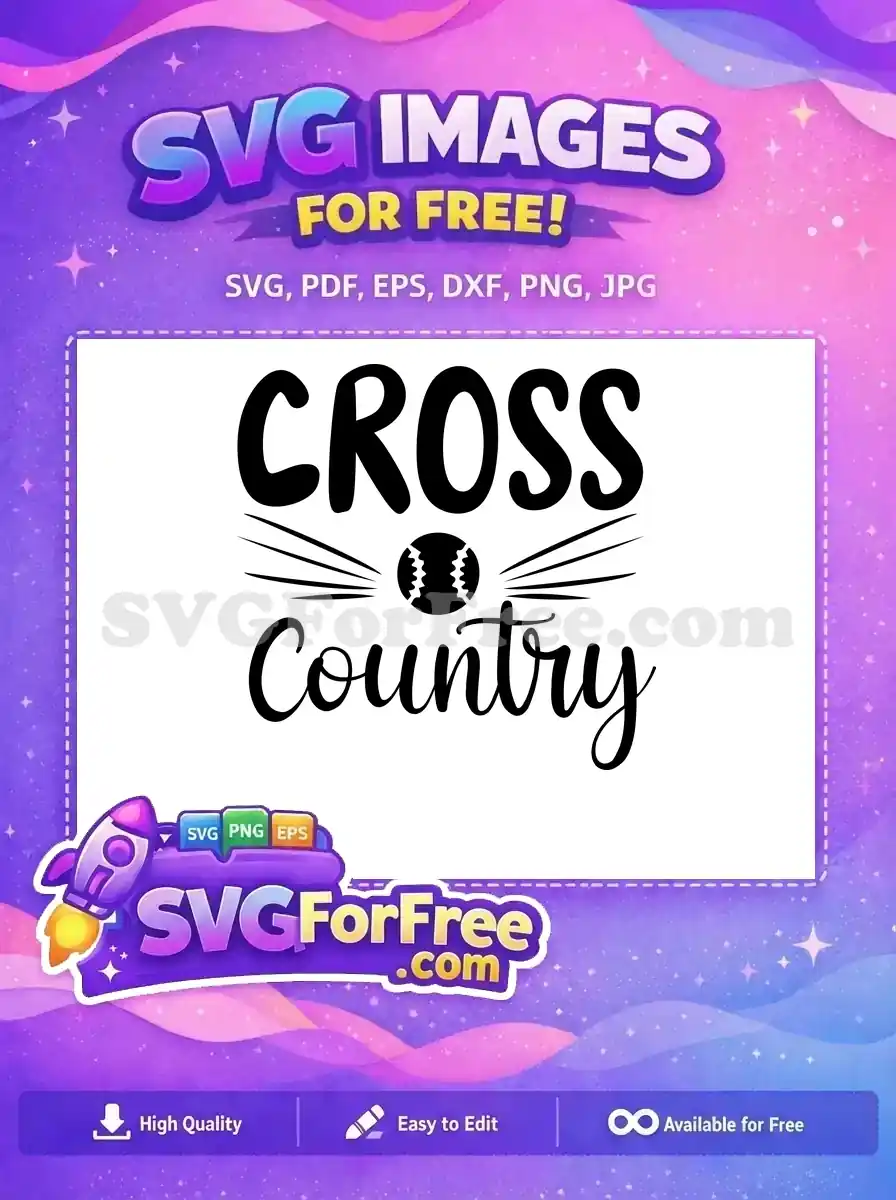 Free Cross Country Free Sport Ball Silhouette Free SVG