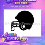 Free Black Helmet Free Sport Protective Gear Free SVG - Instant Download