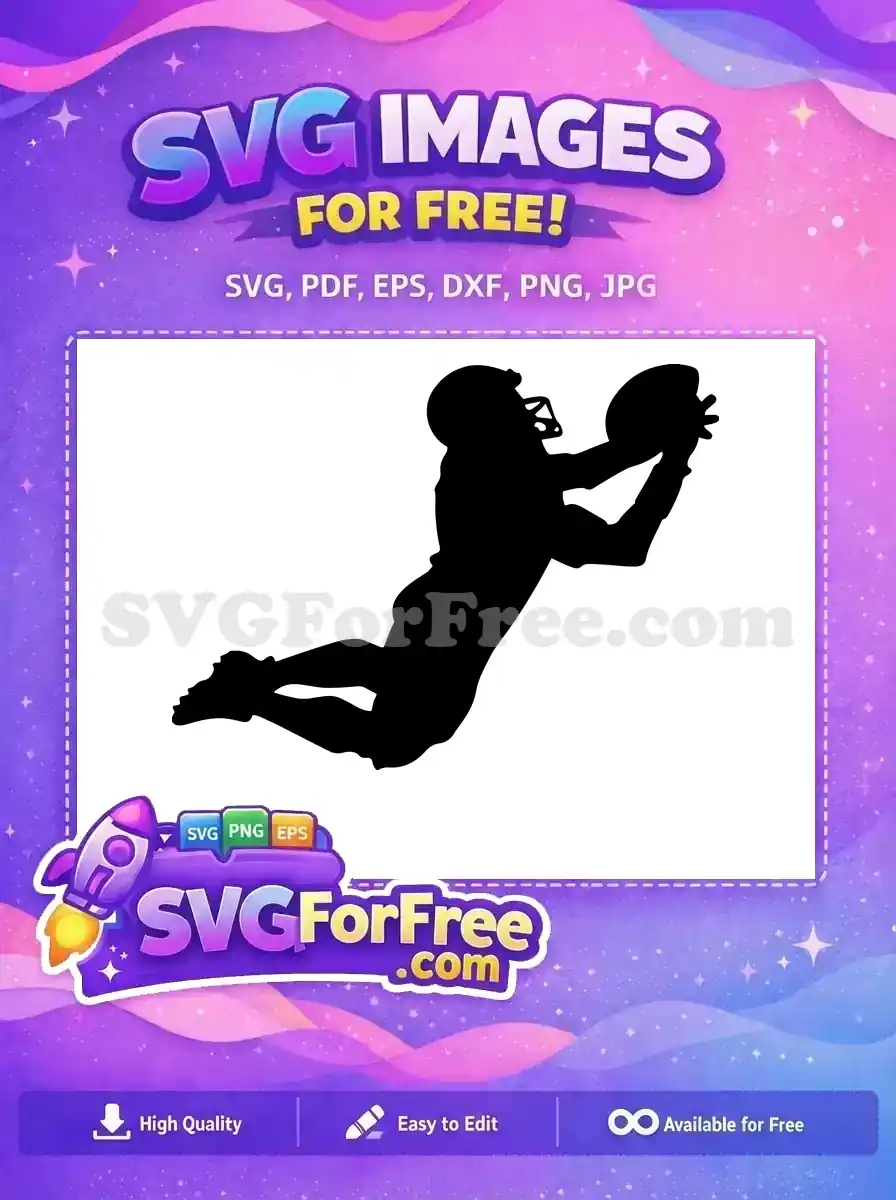 Free Silhouette Catch Free Football Sport Free SVG