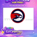 Free Red Dark Sport Free Eagle Team Logo Free SVG - Instant Download