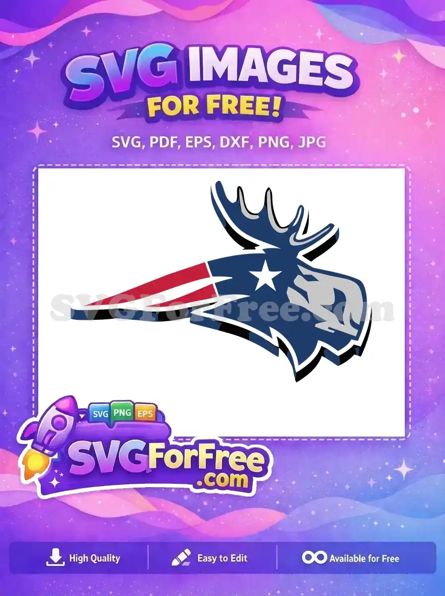 Free Patriotic Moose Free Sport Logos Emblem Free SVG