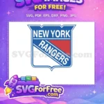 Free Blue White Rangers Logo Free Sports Free SVG - Instant Download