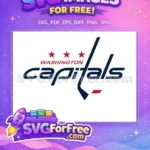 Free Red Stars Free Capitals Hockey Sport Logos Free SVG - Instant Download