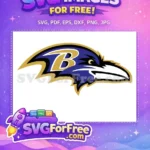 Free Baltimore Ravens Logo Free NFL Team Sport Free SVG - Instant Download