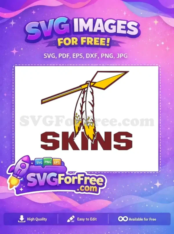 Free Skins Spear Feathers Free Sports Logos Design Free SVG