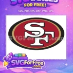 Free SF Logo Free 49ers Sport Free SVG - Instant Download